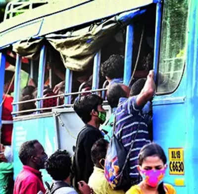 Strike: Pvt Bus Strike In State Today | Kochi News - Times of India