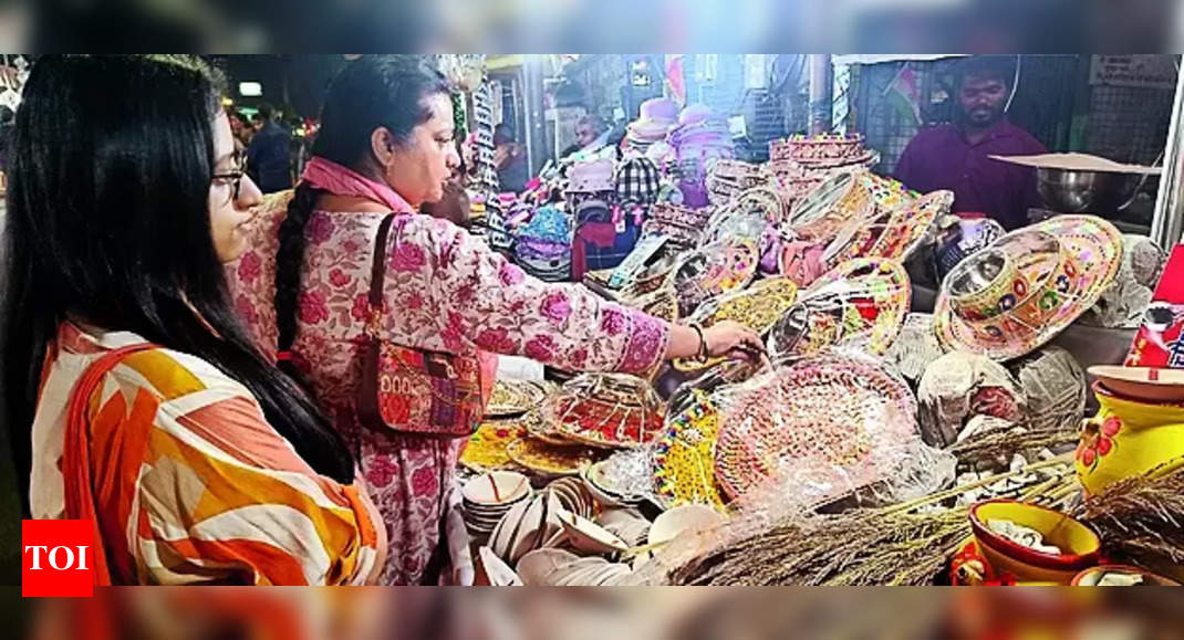 Karwa Chauth: Embellished, Pearl Decorated Karwas In Demand This Year ...