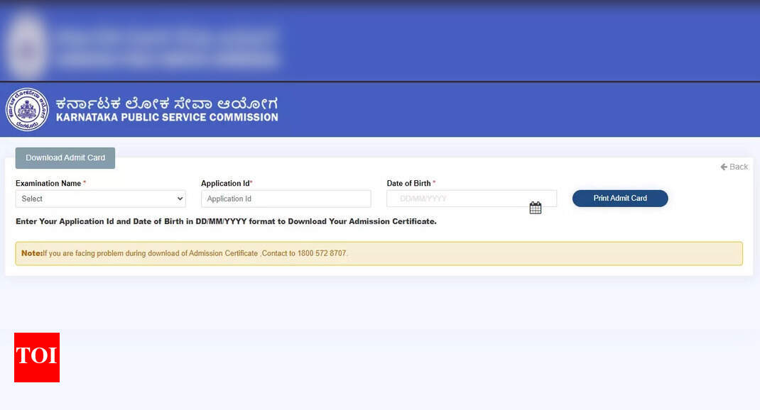 KPSC Group C Hall Ticket 2023 released on kpsc.kar.nic.in, direct link to download