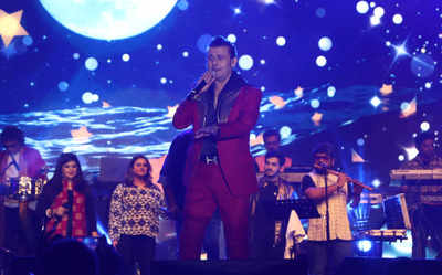 Sonu Nigam gave an electrifying performance in Chandigarh