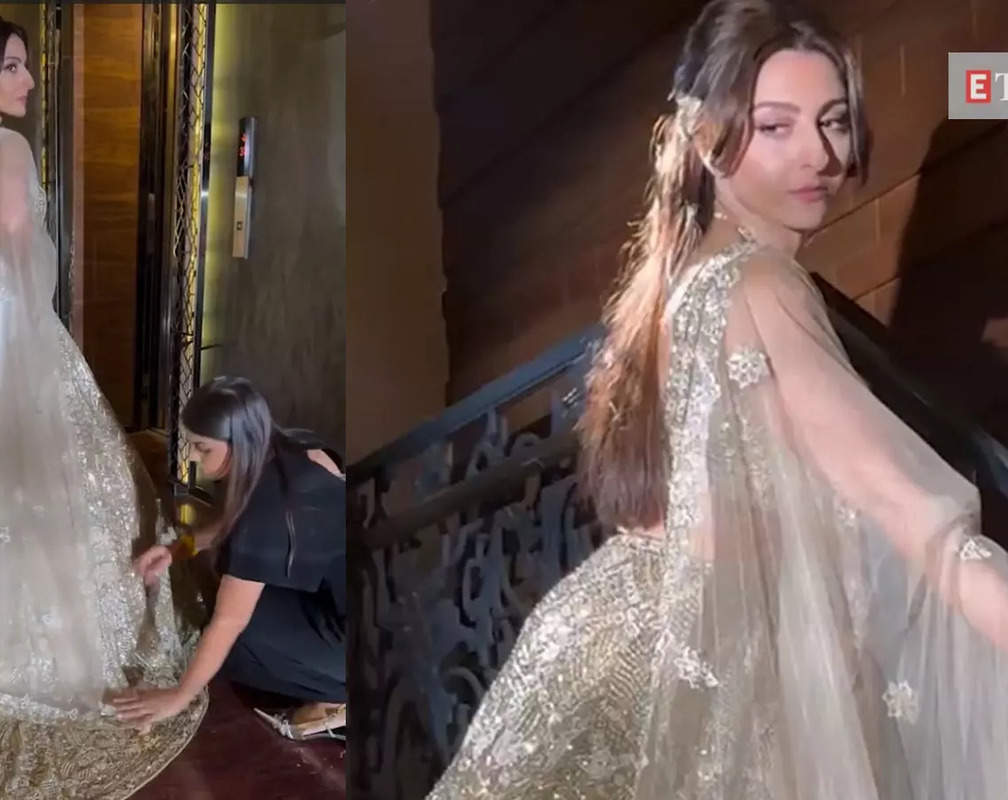
Soha Ali Khan looks absolutely gorgeous in an embellished lehenga; says 'Good things take time … and a little glitter…'
