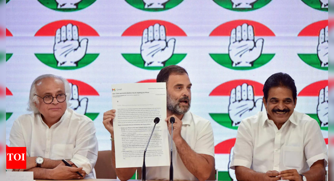 Opposition claims tapping bid; Government denies, asks Apple to join probe | India News