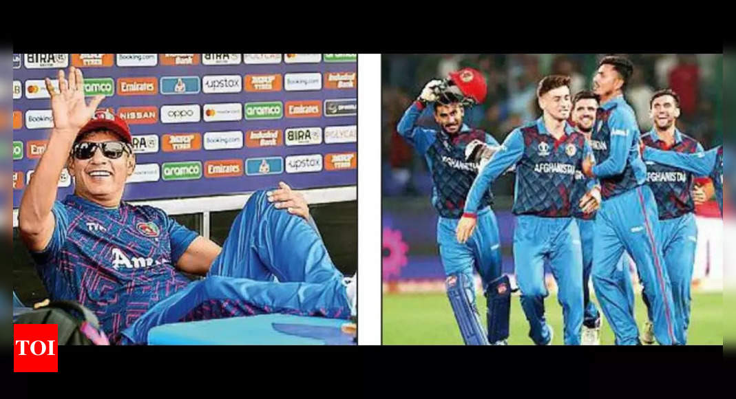 World Cup 2023 Afghanistan S World Cup Success Has A Gujarat Script   Photo 