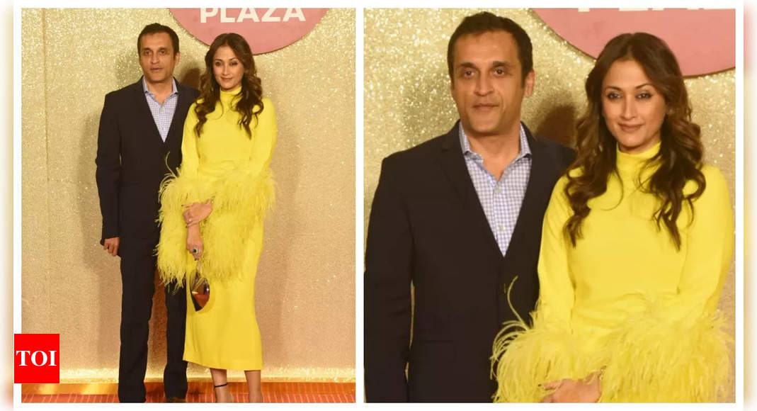L’attrice di ‘Swades’ Gayatri Joshi e il marito Vikas Oberoi fanno la loro prima apparizione pubblica dopo un incidente d’auto in Italia mentre partecipavano insieme a un evento – guarda le foto