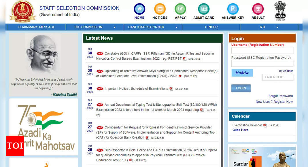 SSC GD Constable 2024 recruitment exam dates released on ssc.nic.in