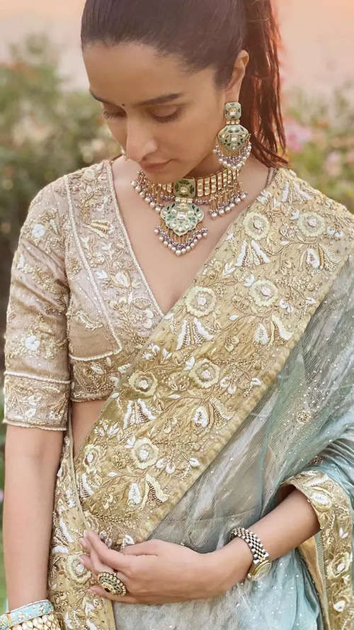 Shraddha Kapoor sets fashion trends with saree and blazer fusion
