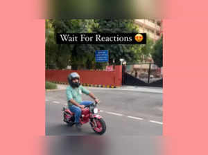 Video of a Mini Bullet leaves netizens in awe - Times of India
