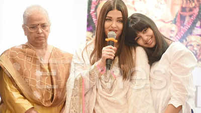 Aishwarya Rai Bachhcan reveals her mother was suffering from Cancer earlier this year, as she spends her birthday at a social event
