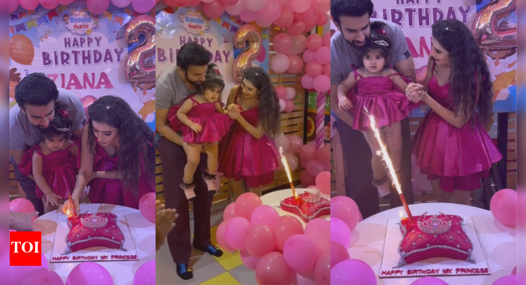 Rajeev Sen and Charu Asopa celebrate Ziana’s 2nd birthday; bua Sushmita