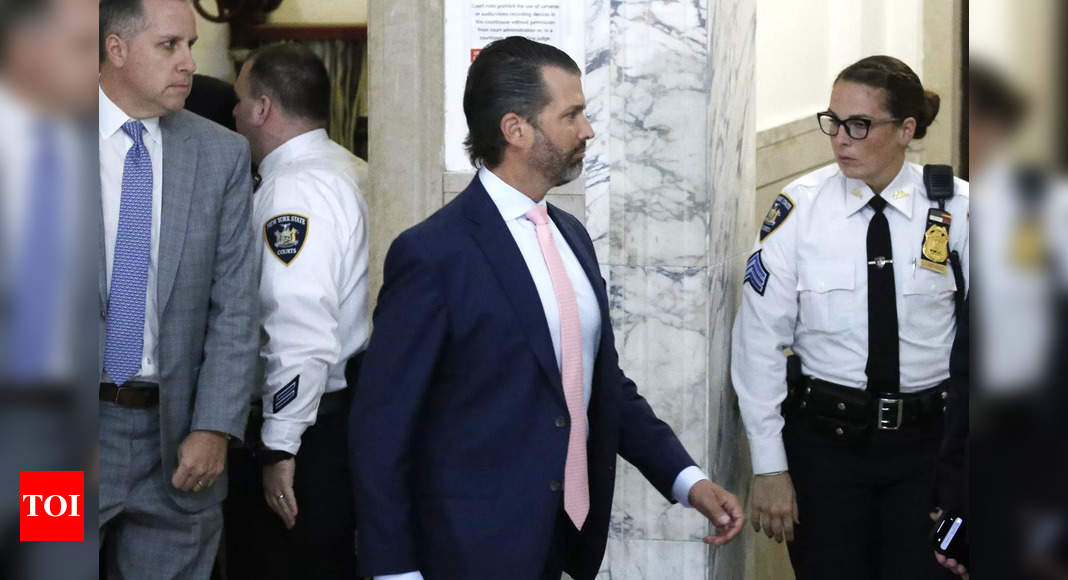Donald Trump Jr testifies he never worked on the key documents in his father’s civil fraud trial