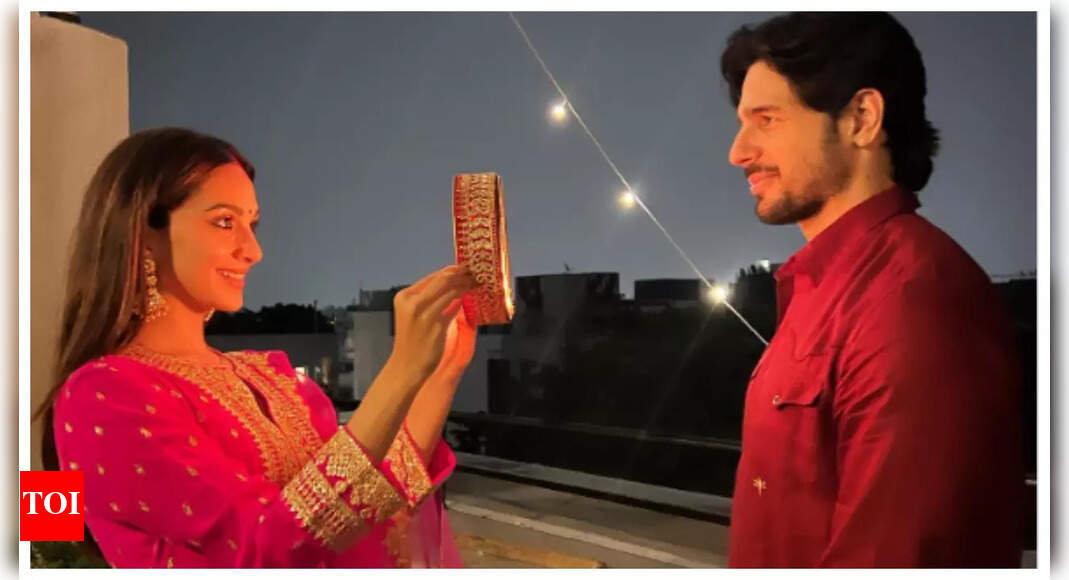 Kiara's FIRST Karwa Chauth with Sidharth