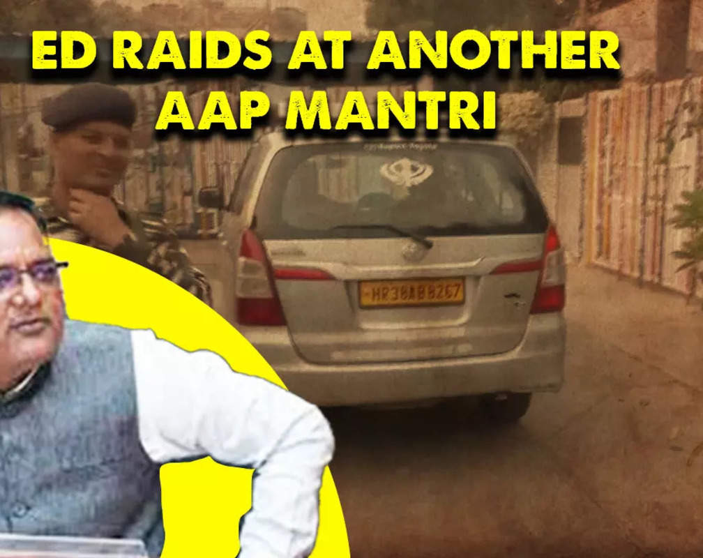 
Raaj Kumar Anand: Hours before Kejriwal's appearance before ED, raids at another AAP mantri's home in Delhi
