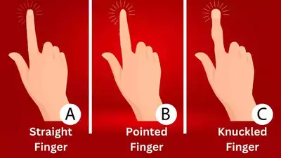 The shape of your index finger can reveal your personality traits