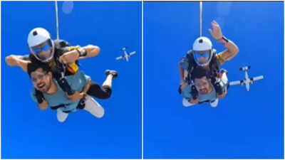 Singer Keval Shah takes Instagram by storm with a thrilling skydiving video