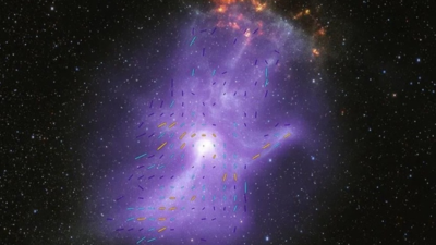 Ghostly cosmic 'hand' revealed by Nasa X-Ray telescope