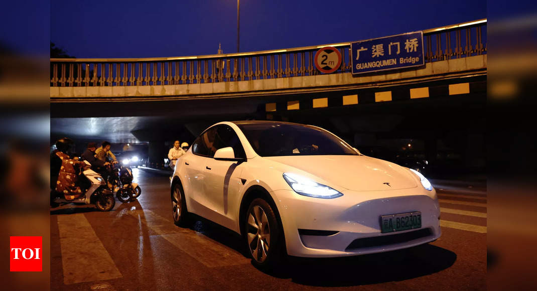 Tesla’s Oct China-made EV sales fall 2.6% from Sept