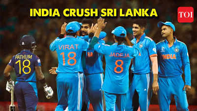 World Cup 2023: India crush Sri Lanka, become first team to qualify for semifinals