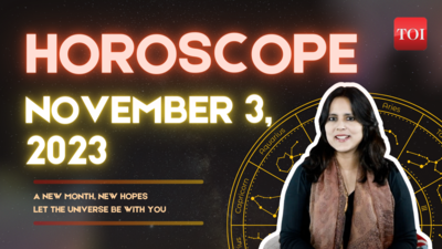 Horoscope today, November 3, 2023: Astrological predictions for your zodiac signs