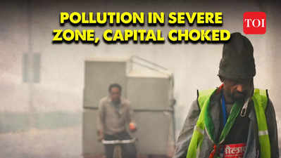 Delhi-NCR pollution: Schools shut as AQI drops into ‘severe’ zone, PM2.5 concentration rises to over 7 times the safe limit
