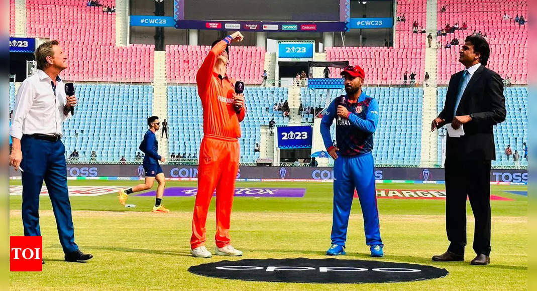 World Cup: Netherlands opt to bat against Afghanistan | Cricket News – Times of India