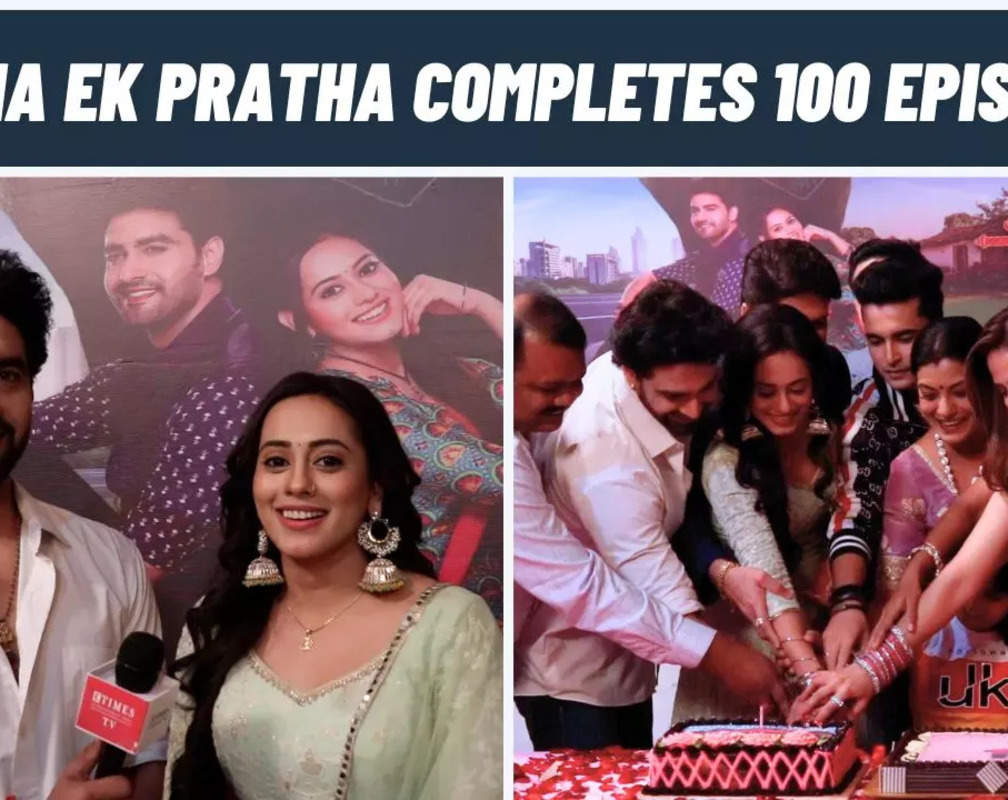 
Gauna Ek Pratha marks 100 episodes with grand cake cutting celebration
