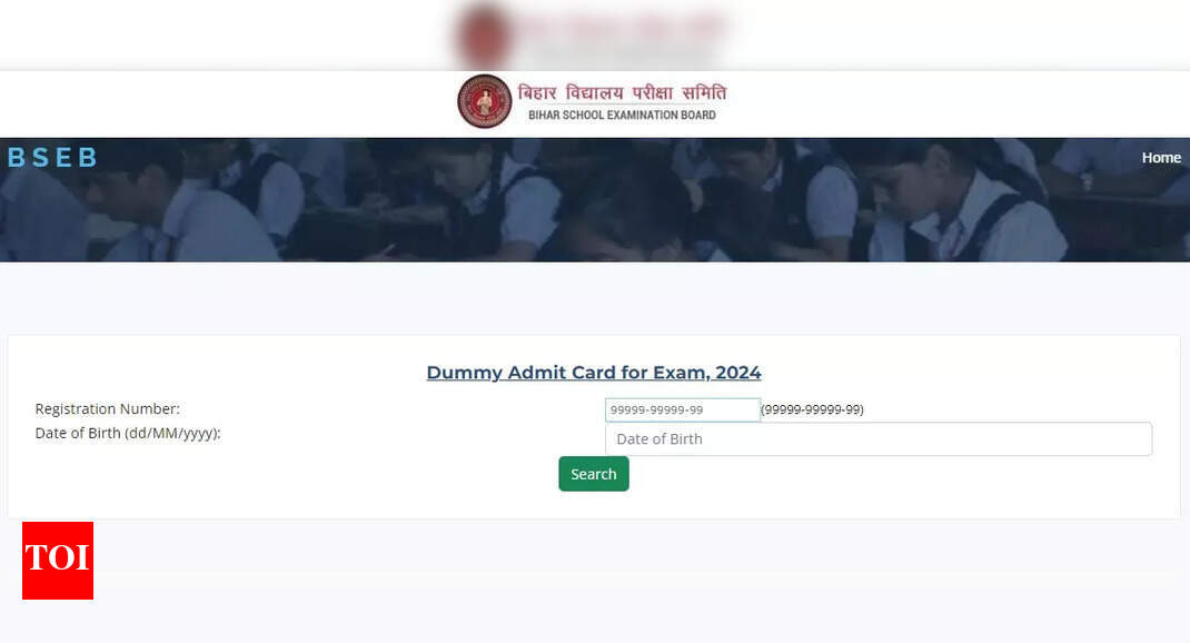 BSEB 10th Dummy Admit Card 2024 released on secondary.biharboardonline.com