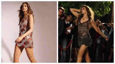 deepika padukone mini dress Deepika Padukone beautiful in Black Mini Dress with Belt & Flats