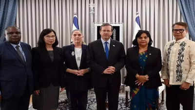 Israeli President meets with envoys whose citizens were murdered and abducted by Hamas