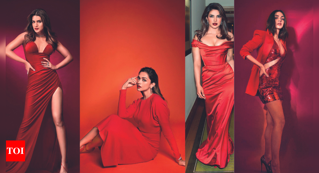 Famous Bollywood Actress Madhuri Dixit Wear Maroon Zari Work Gown