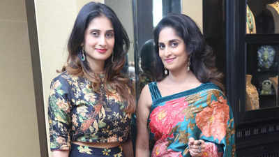 Shamlee and Shalini graced Nileya Reddy's fine jewellery store launch at The Leela Palace in Chennai