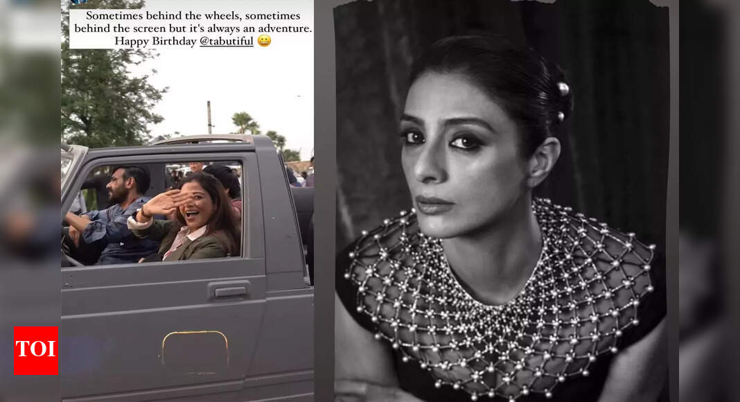 Ajay, Shilpa wish Tabu on her 52nd birthday