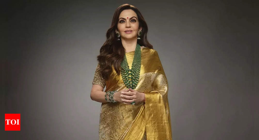 All about Nita Ambani’s breathtaking Kanchi Pattu sari