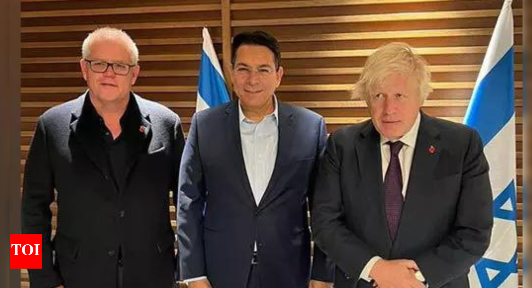 Former prime ministers of UK, Australia arrive in Israel amid ongoing conflict with Hamas