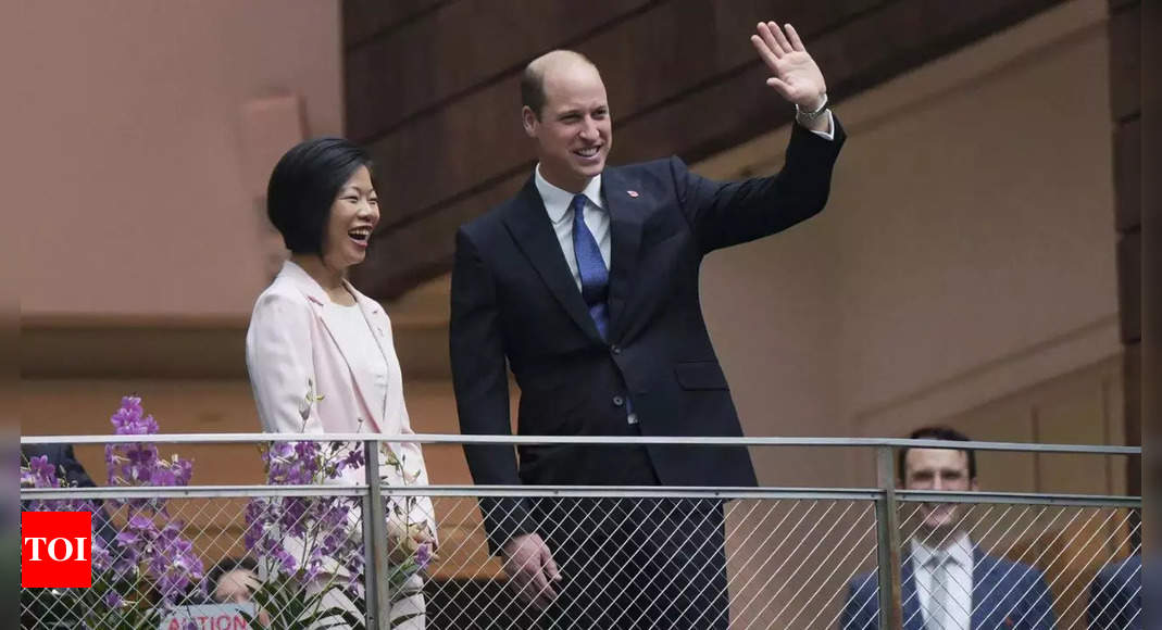 Climate Change: Prince William arrives in Singapore for annual Earthshot Prize award, the first to be held in Asia