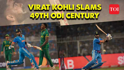 Virat Kohli equals Sachin's ODI century record with 49th ton on birthday