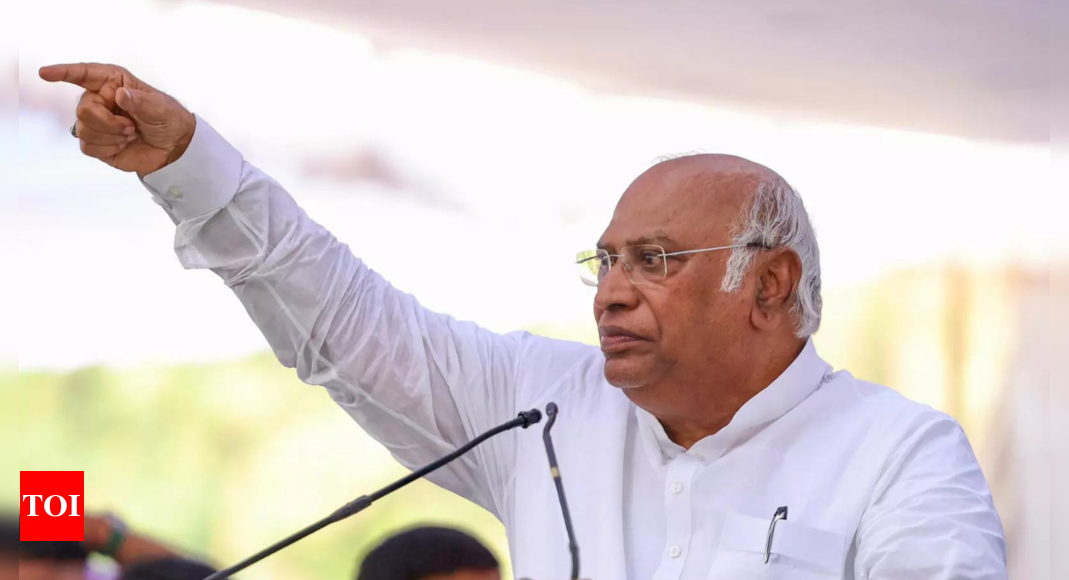 RSS-BJP hell-bent on destroying your culture, religion, Mizo way of life: Mallikarjun Kharge | India News