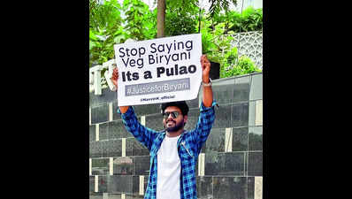 Veg biryani or pulao? Vlogger sparks off culinary debate by the roadside
