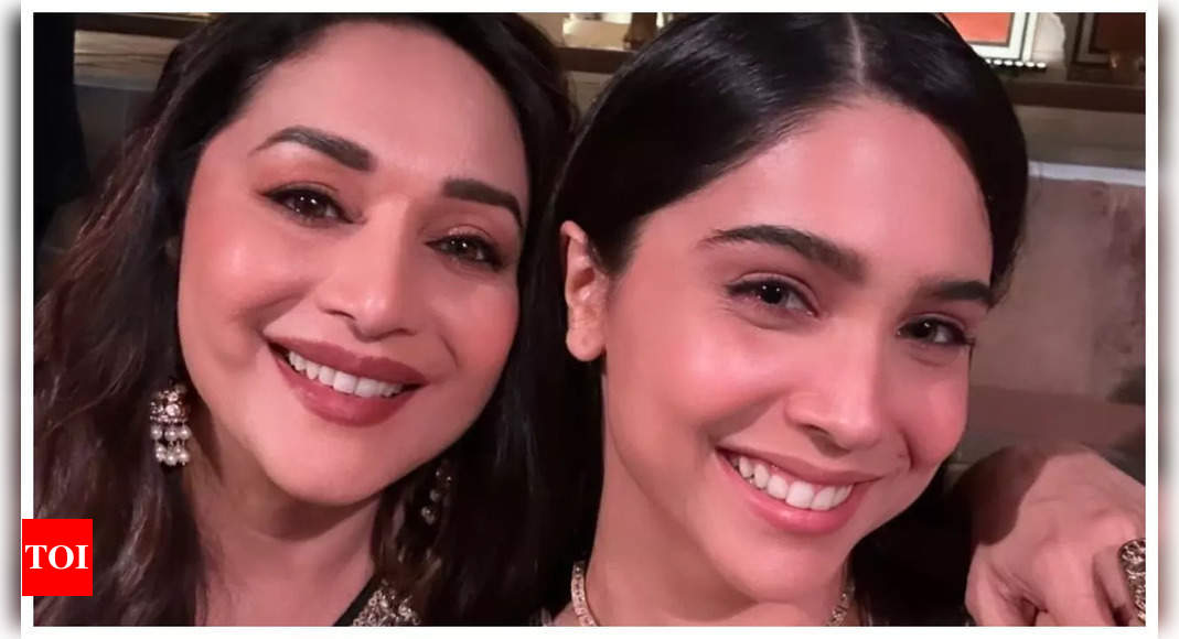 Sharvari Wagh confesses she’s learnt every hook step of Madhuri Dixit’s songs, met her idol at an event | Hindi Movie News