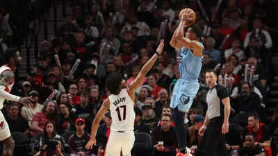NBA: Memphis Grizzlies rally to secure first win of the season, defeat Portland Trail Blazers 112-100