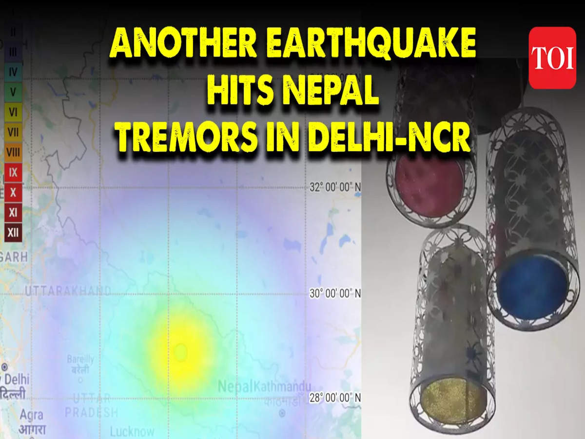 Breaking: Strong tremors in Delhi-NCR after fresh 5.6 magnitude Earthquake  hits Nepal