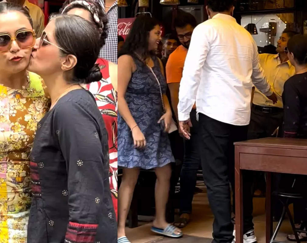 
Rani Mukerji mobbed by fans at Bandra restaurant; Anushka Sen spotted at airport
