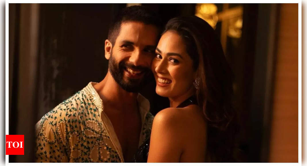 Shahid Kapoor and Mira Rajput share a hug as they stun in stylish ethnic wears – See photos | Hindi Movie News – Times of India