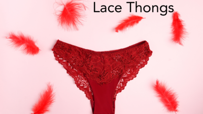Jessica Simpson Red Lace Bra & Panty Set