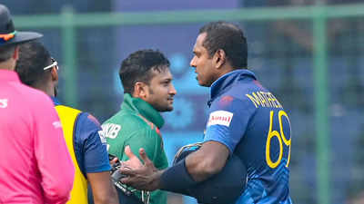 'I don't know if it's right or wrong': Shakib Al Hasan on Angelo Mathews' timed out dismissal