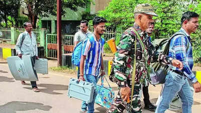 Bastar's dozen among 20 seats to vote today; 1 lakh forces keep watch