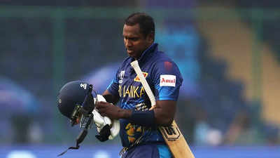 World Cup: Angelo Mathews first batter to be dismissed 'timed out' in international cricket