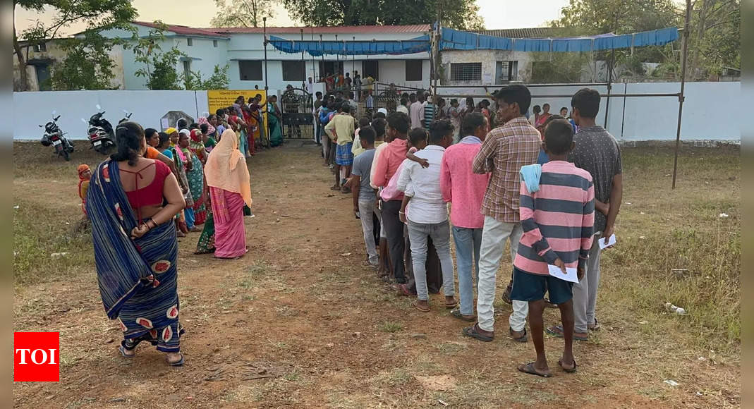 Polling Begins For 20 Assembly Seats In Chhattisgarh Amid Massive ...