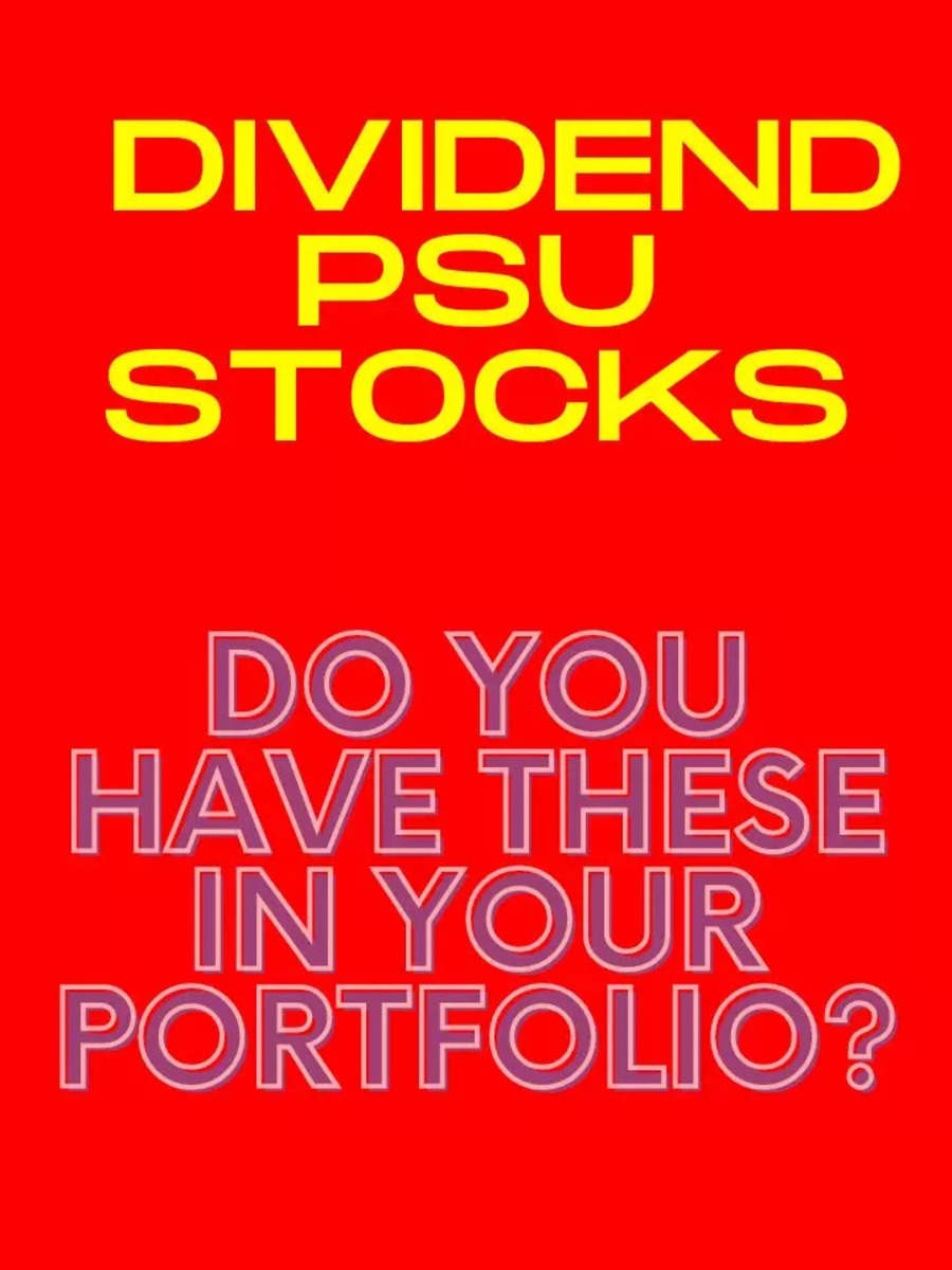 YearEnder 2023 High Yield PSU Dividend Stocks Full List Of 10