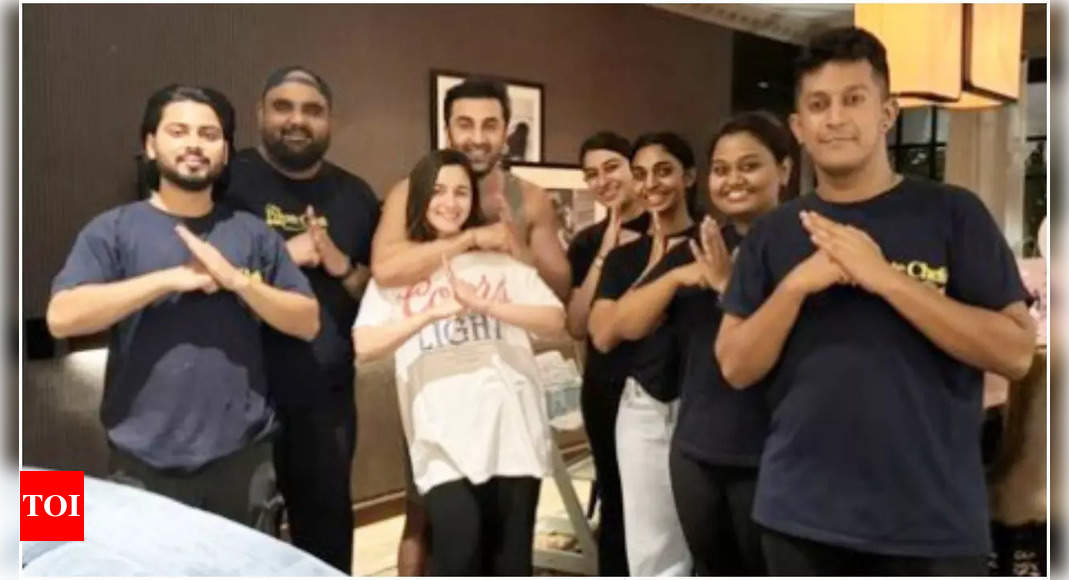 Ranbir Kapoor Hugs Alia Bhatt In Pic From Raha's First B'day Party ...