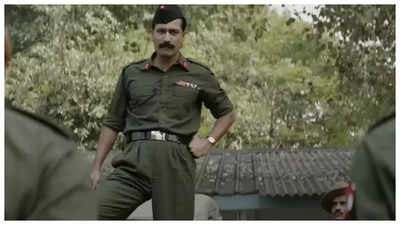 Vicky Kaushal seeks blessings before the trailer launch of Sam Bahadur ...